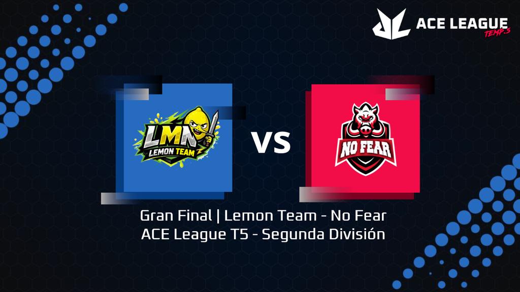 ACELeague_ES's tweet photo. ¿Una más y nos vamos? 🥲

Nos queda el último partido, la final de Segunda para bajar el telón.

Partidazo entre los dos equipos que mejor han jugado de la categoría. 

⚔️ Lemon Team 🆚️ @NoFearSantander
📅 Domingo 10/05
🕔 17:30
📺 https://t.co/4ujEJ07RDh

#VuelveLaACE 🔵🔴 https://t.co/CJfUhZXjUE