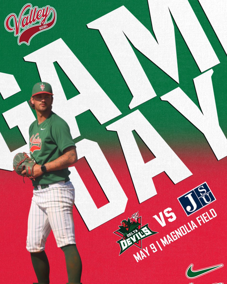 MVSUDevilSports's tweet photo. ๐จ GAMEDAY ๐จ
๐๏ธ: Jackson State
โฐ: 6:00 PM
๐: Itta Bena, MS
๐: Magnolia Field
#eleVate #ValleyInMotion #SWACBB https://t.co/8Q7RDUSwZ5