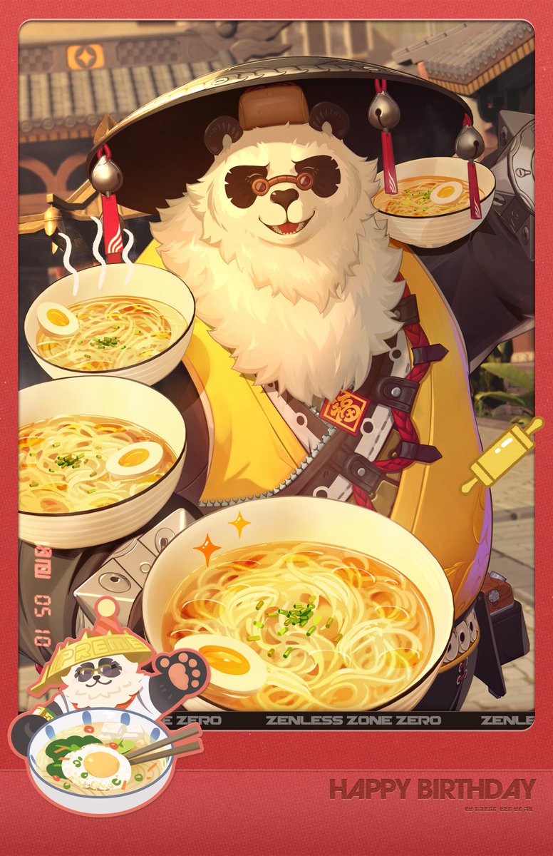 ZZZ_TH's tweet photo. สุขสันต์วันเกิด Pan Yinhu | อายุมั่นขวัญยืน

"โฮ่ๆ ๆ ! บะหมี่วันเกิดมาเสิร์ฟแล้วจ้า~"
"พวกศิษย์น้องรู้มั้ย... บะหมี่วันเกิดที่ Failume Heights ของเรา ยังมีอีกชื่อนึงที่เรียกว่าบะหมี่อายุยืนด้วยนะ แถมวิธีกินของมันก็ยังพิถีพิถันมากเลยล่ะ!"
"เส้นบะหมี่ในแต่ละชาม จะเป็นเส้นเดียวยาวๆ ทั้งหมดเลย! คนเฒ่าคนแก่บอกว่า ใครที่กินบะหมี่หมดทั้งชามได้ โดยไม่กัดเส้นให้ขาดซะก่อน ก็จะมีอายุยืนยาวเชียวล่ะ!"

"—เอาล่ะ เริ่มโซ้ยกันได้แล้ว! สู้ๆ นะ!"

#zzzero #zenlesszonezero
#PanYinhu