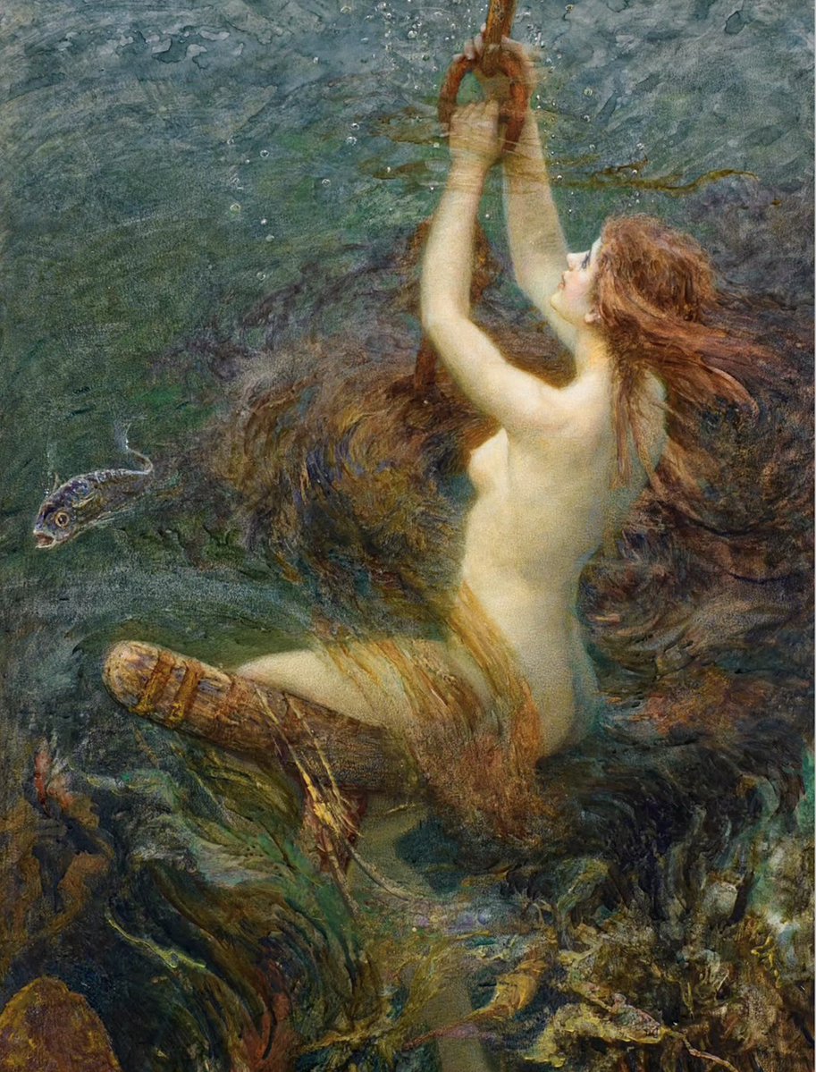 A fantasy of the deep (1848-1930). By Arthur Hopkins (English, 1848 - 1930). https://t.co/NfgpWmJmEb