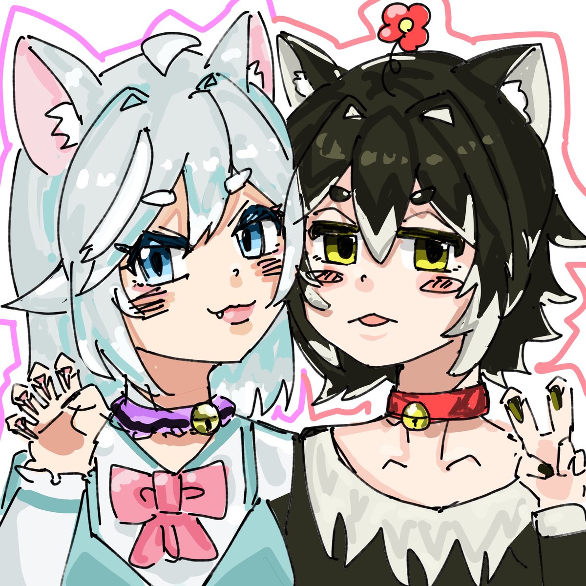 nekoi_ira's tweet photo. オリキャラ💖猫ちゃんズ🐱
 #絵描きさんフォロバ１００  #絵描きさんフォロバ100 #絵描きさんと繋がりたい #オリキャラ https://t.co/Wc5cyOjXd0