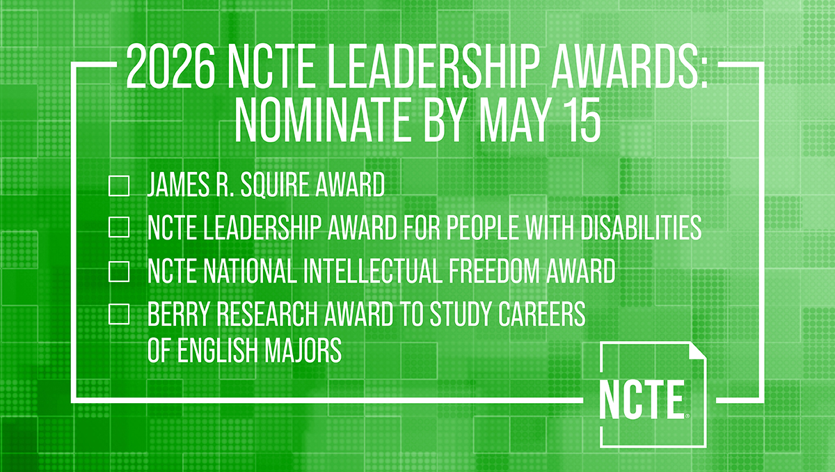 National Council of Teachers of English (NCTE) tweet media