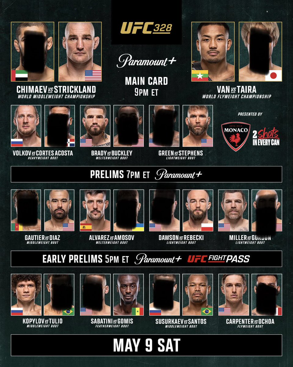 YourPicksSuck's tweet photo. The picks are in!! Let’s get this fucking bag baby! 

#UFC #UFC328 #UFCBets #GamblingTwitter https://t.co/SwlLeyQwOS