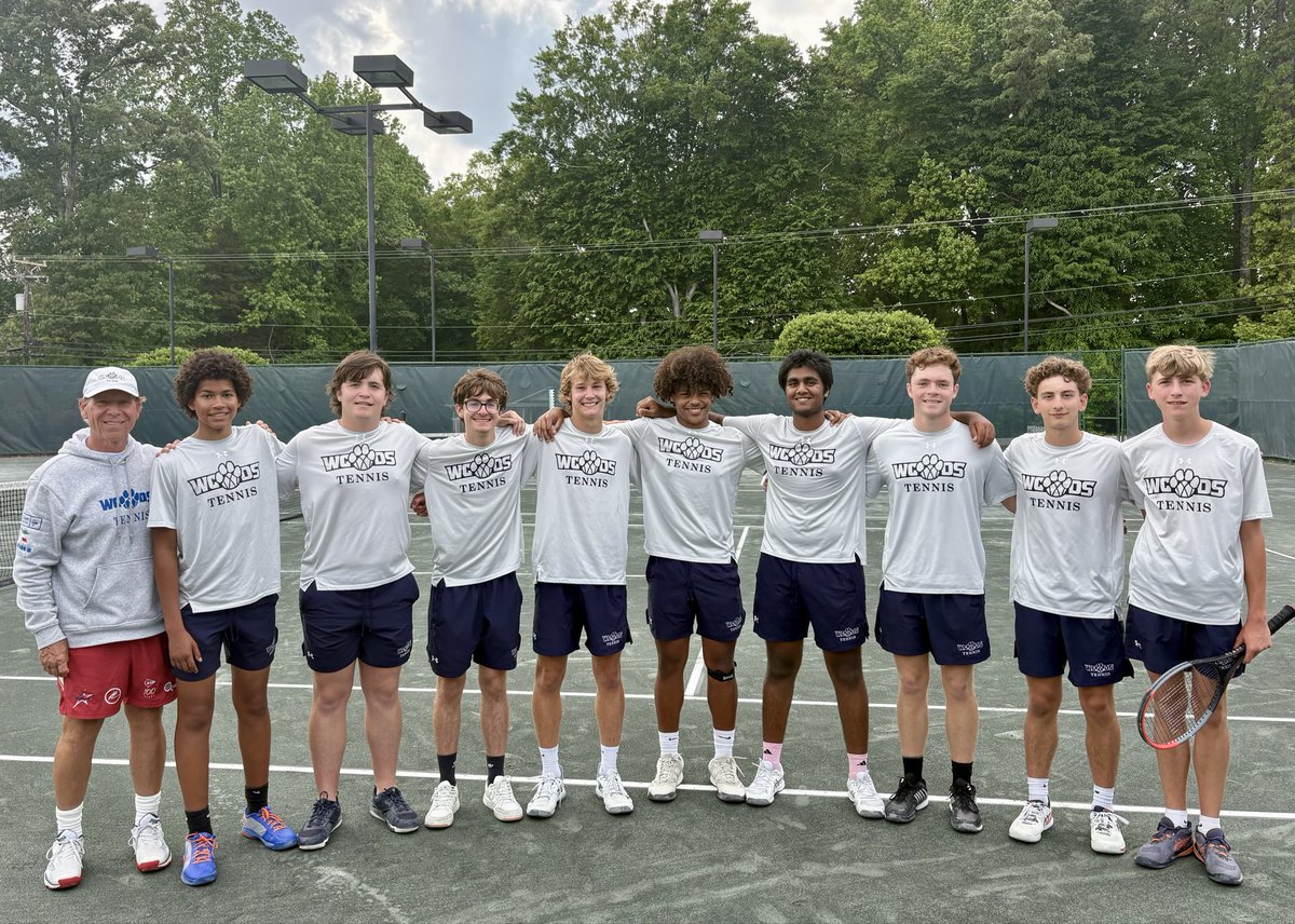 WCDS_Athletics's tweet photo. Congrats to the WCDS Varsity Tennis Team on a big 5-0 victory over Caldwell Academy today in the DIII NCISAA State Quarterfinals!  The Cats move on to the State semis on Tuesday at Willow Creek - opponent and time TBA! Great day to be a Cat! 🐾 https://t.co/zXwPW2AOaA