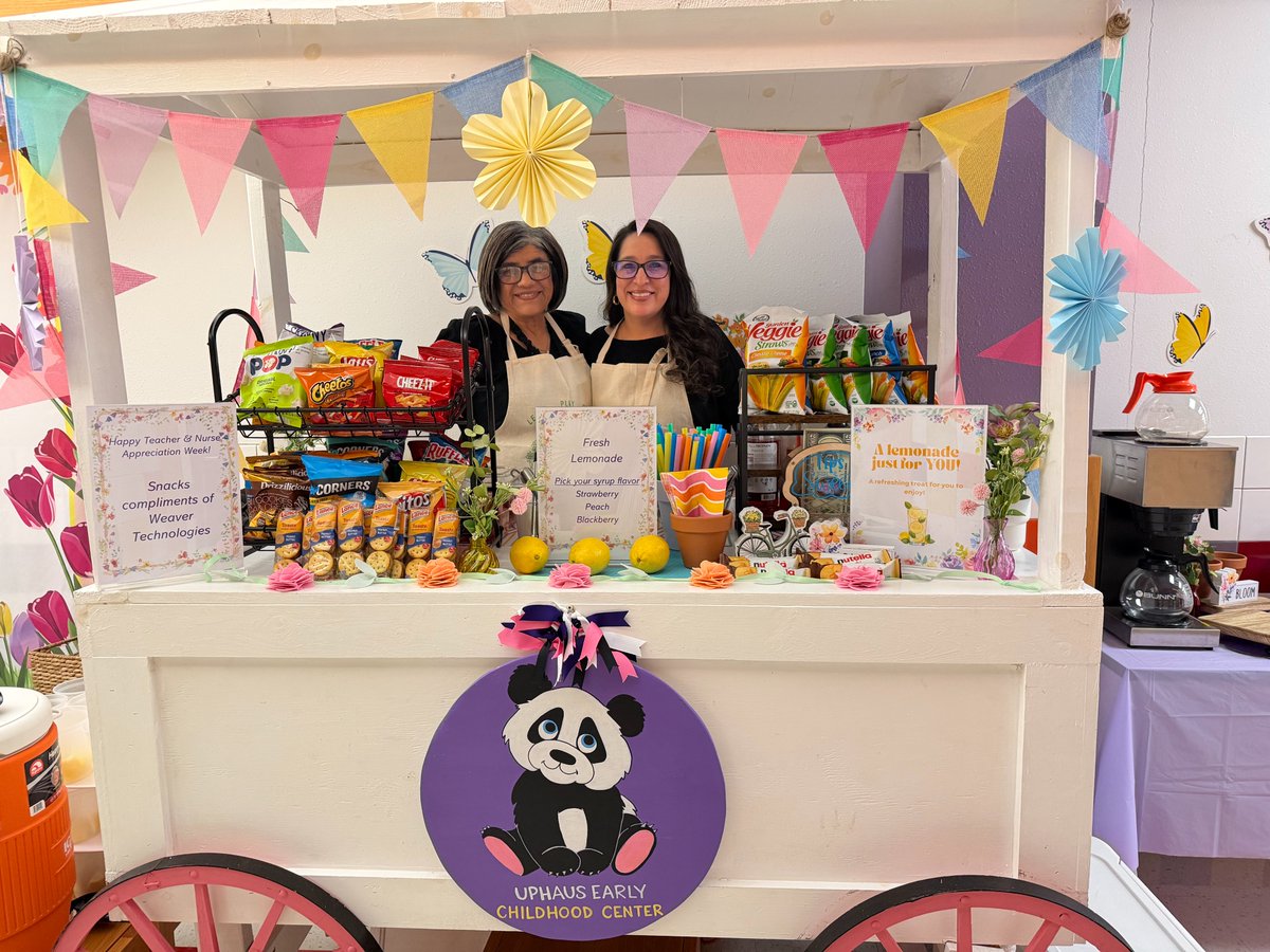 Uphaus_ECC's tweet photo. Day 3 of Teacher &amp; Nurse Appreciation Week = 🍋✨ Fresh‑squeezed lemonade + snacks from Weaver Technologies… so good! 

Huge thanks to Mrs. Dimas, Mrs. Eskew, and everyone who made it happen.

We appreciate you!!!

@Weaver_Tech https://t.co/ZXt7X0dZA6