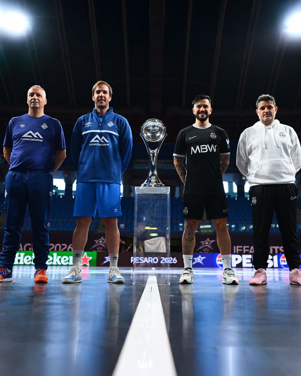 Let’s play 🏆 #FutsalSCP #UCLFutsal