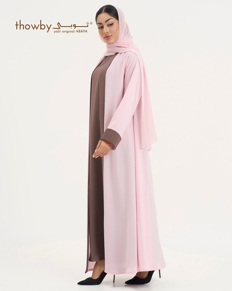 thowby's tweet photo. Step into effortless elegance with the Mayowa Abaya in a beautiful baby pink and brown two-tone design. This abaya blends soft feminine tones with a modern, sophisticated look, perfect for everyday wear or special occasions. Crafted from premium flowing crepe fabric, it offers a lightweight feel with a graceful drape that enhances your silhouette.
Available Online:
https://t.co/JHFeMLtMwJ
DELIVERY: FREE SHIPPING WORLDWIDE BY DHL
#modernabaya #abaya #abayafashion #elegantabaya #babypinkandbrown