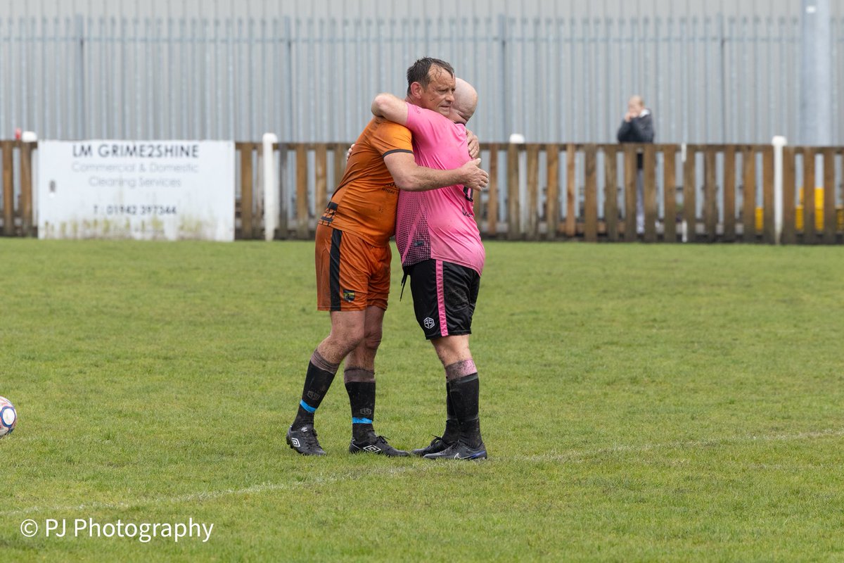 AthertonLRFC's tweet photo. A great day for the club and to share it with our friends at @hollysheartsuk made it even better 💛🩷

Happy 70th birthday to us 🥳, we hope you all enjoyed the celebrations!

📸 @pj_photographyy 

#OneOfAKind https://t.co/8srUBDhynN
