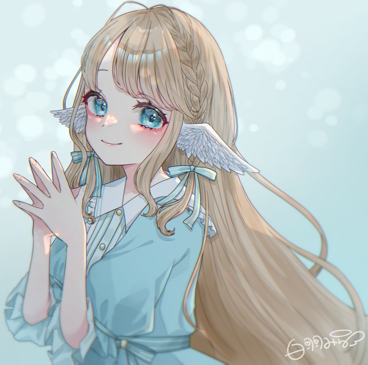 白羽みら🕊🩵イラストレーターVtuber tweet media
