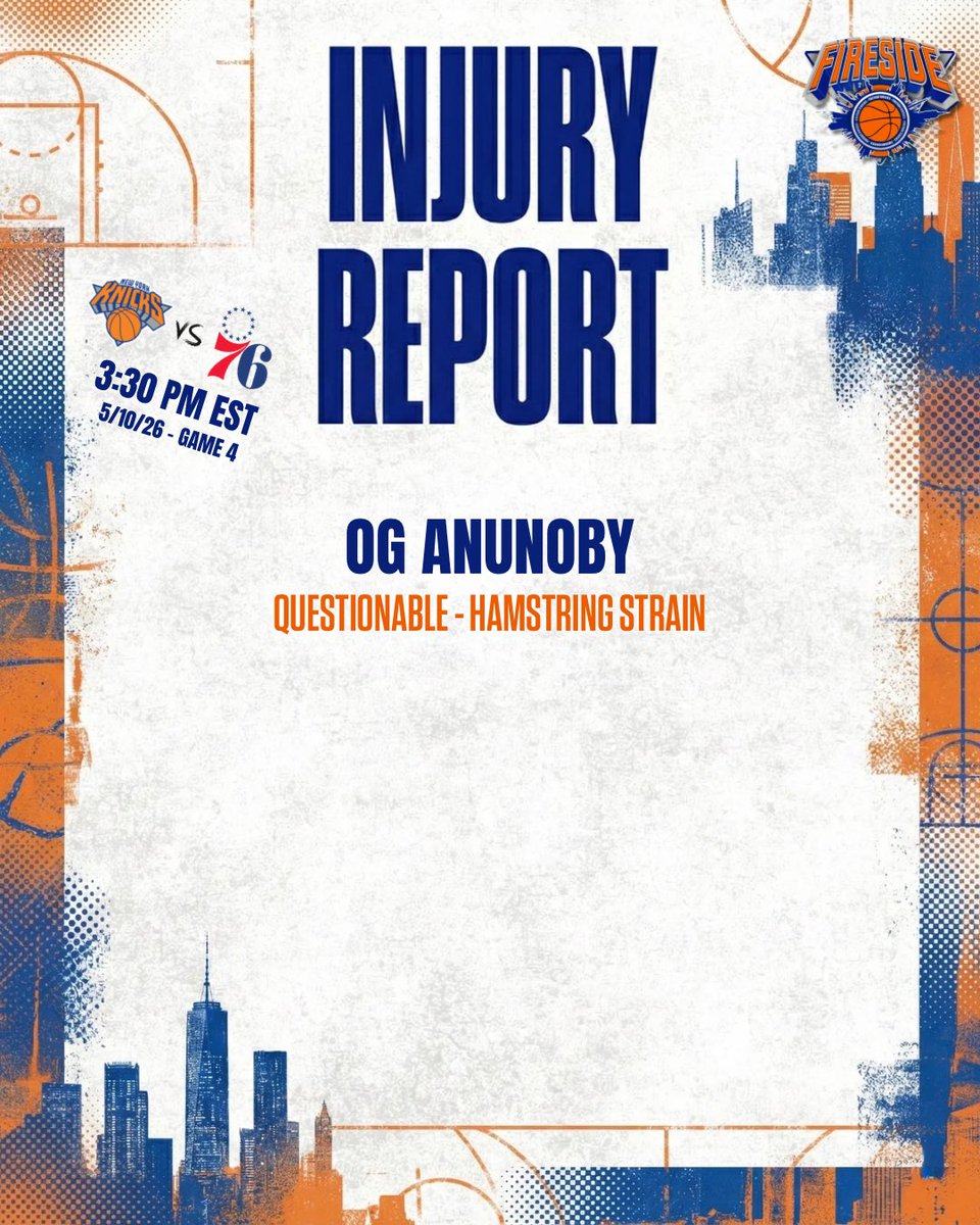 Fireside Knicks tweet media