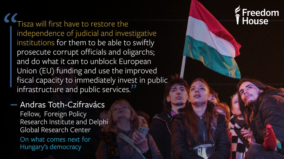 Freedom House tweet media