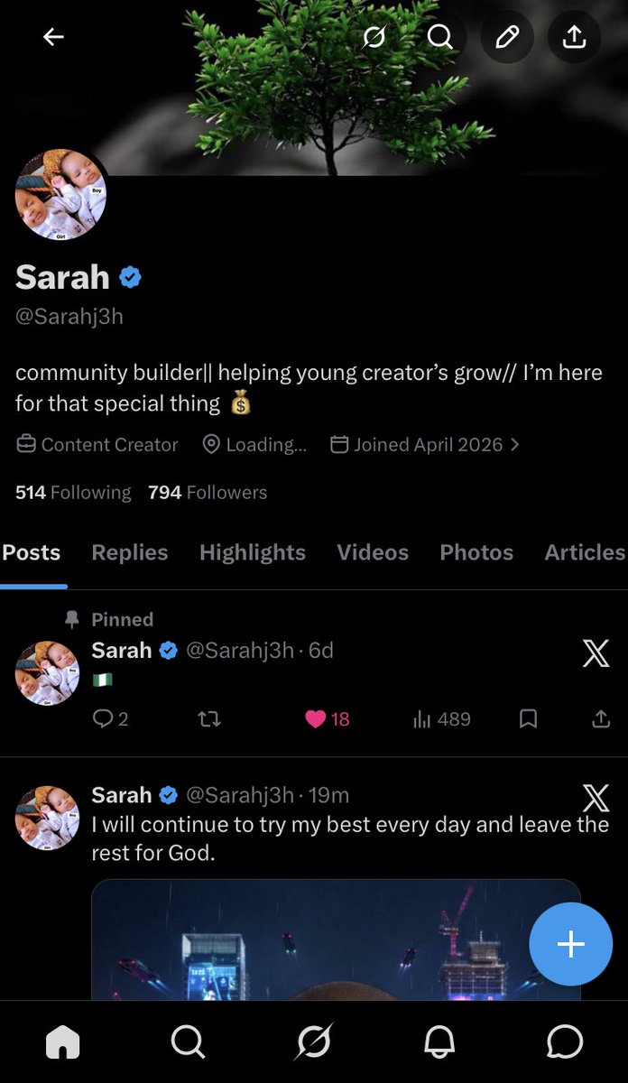Sarah tweet media