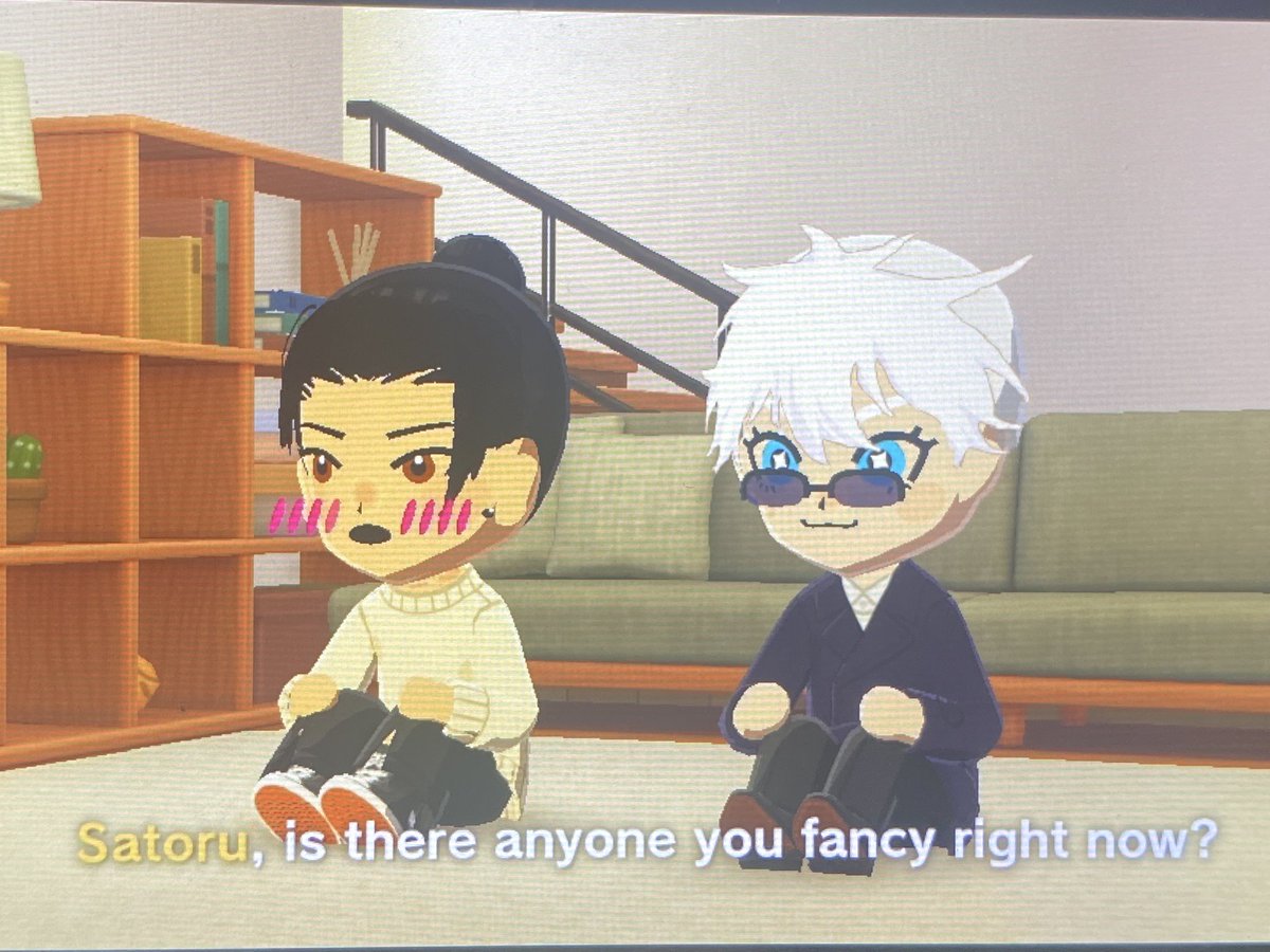 My goge miis are in love with each other but none of them dares to