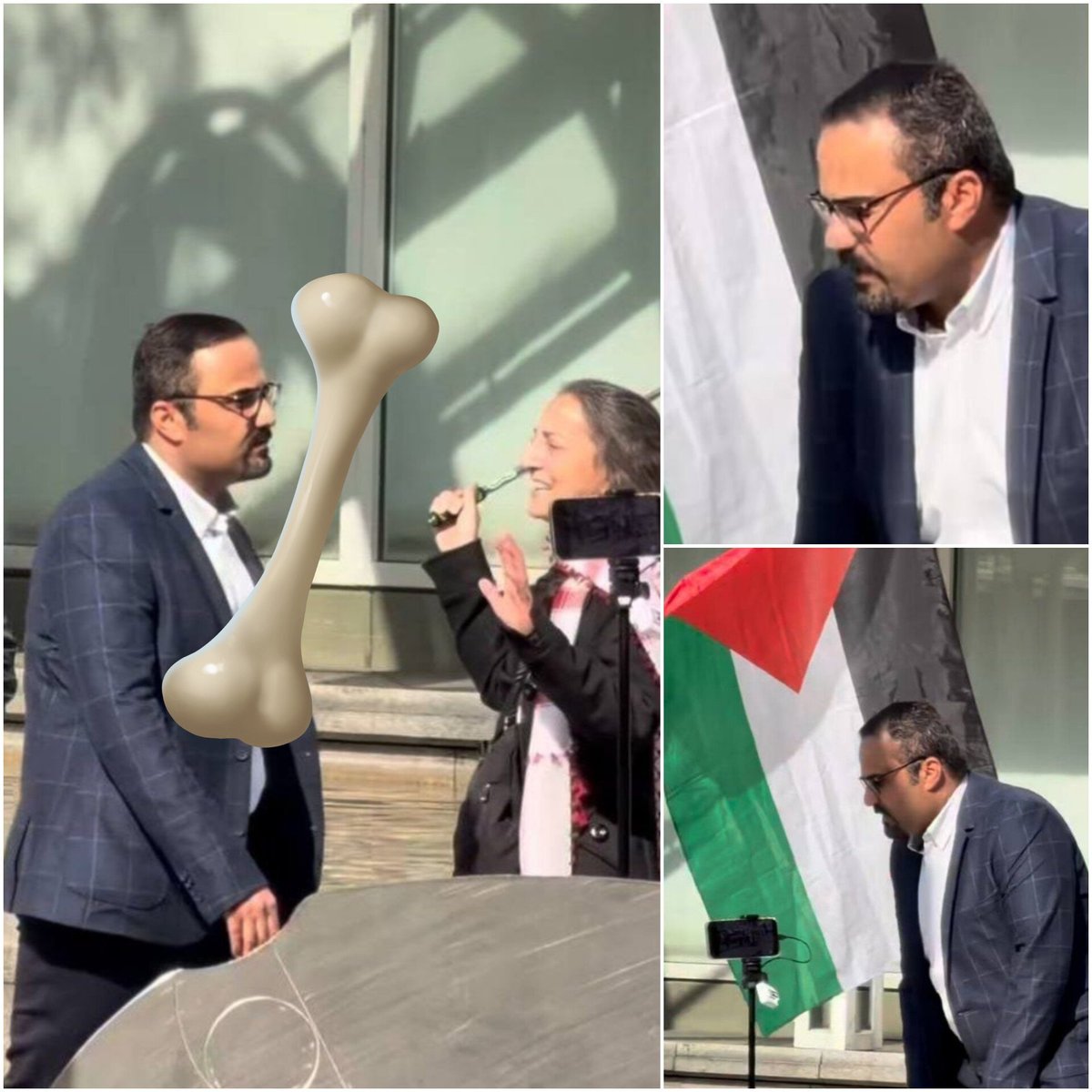 🔴شناسایی شد
خرسِ فلسطین به کون؛ ایمان بلالی
مسئول تجمعات جمهوری اسهالی در دوسلدرف
ساکن اخن 
با کیس مسیحیت پناهنده شده و اقامت گرفته.
🔻اداره مهاجرت خوشحال میشه این تروریست ها رو شناسایی کنه، زحمت بکشید ایمیل بزنید✌️

#سپاه_تروریستی_پاسداران 
#مزدوریاب