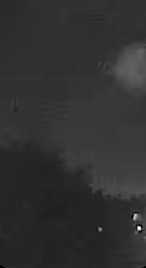 CosmicWitness's tweet photo. I’ve caught the same type of orb in some of my UAP videos. They seemed to release a metallic sphere and cylinder from it. At first I thought the orb was an anomaly, until someone else also recorded the same type of orb with the same cylinder in it. These are screenshots from my security footage.