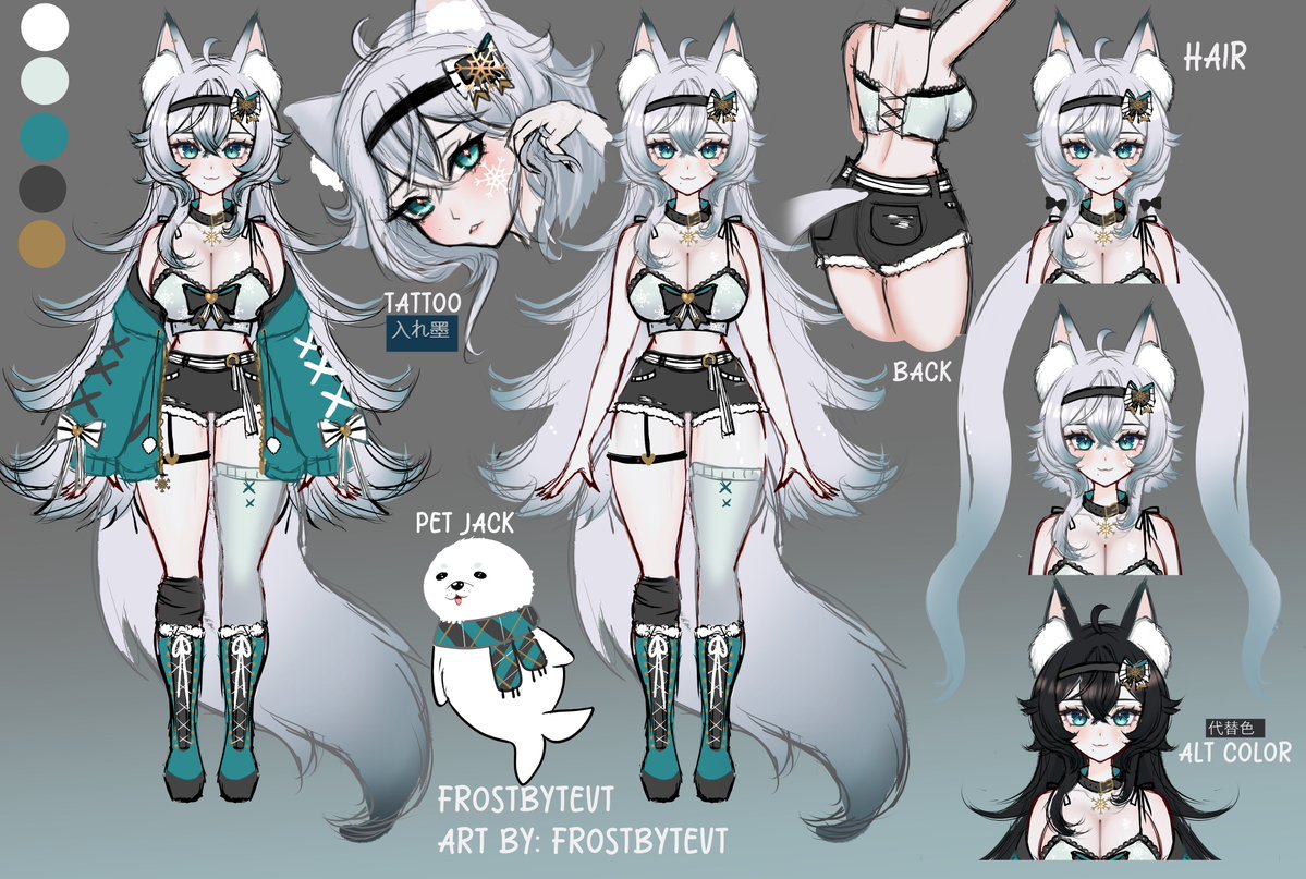 Frosty ❄️🖤 | Smug Snow Fox tweet media