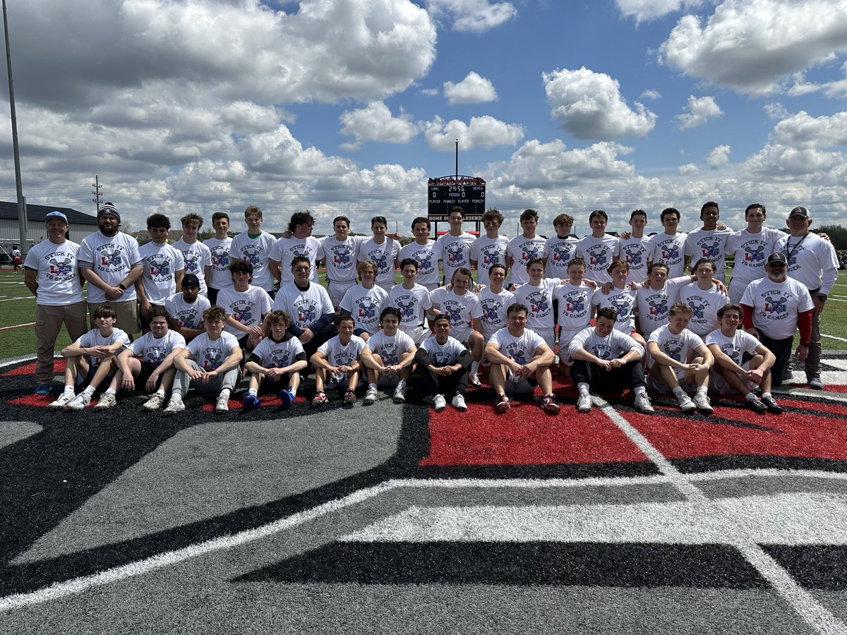 LHS_Athletics1's tweet photo. Shoutout to the Boys Lax program. They, along with Depew, held a “Stick It To Cancer” game for the American Cancer Society 🥍 https://t.co/aBfCGj0xUh