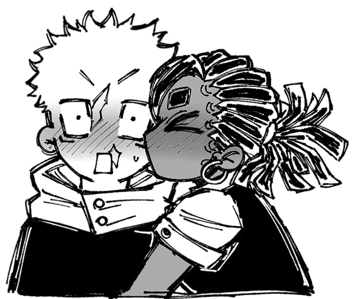 meruemsbrainrot's tweet photo. jjk juni and akari doodles from last night thank you #junitwt #akaritwt #JJK https://t.co/ZgkRdEcRGy
