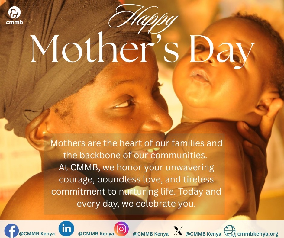 CmmbKenya's tweet photo. Mother’s Day celebrates a mother’s love—and every woman’s right to https://t.co/hjnz5y71QO CMMB Kenya, we support mothers with care, nutrition, and dignity.Tag a mother who inspires you 💙#HealthyMothersStrongNations #MothersDay #CMMBKenya https://t.co/Kjs6YGfDKZ