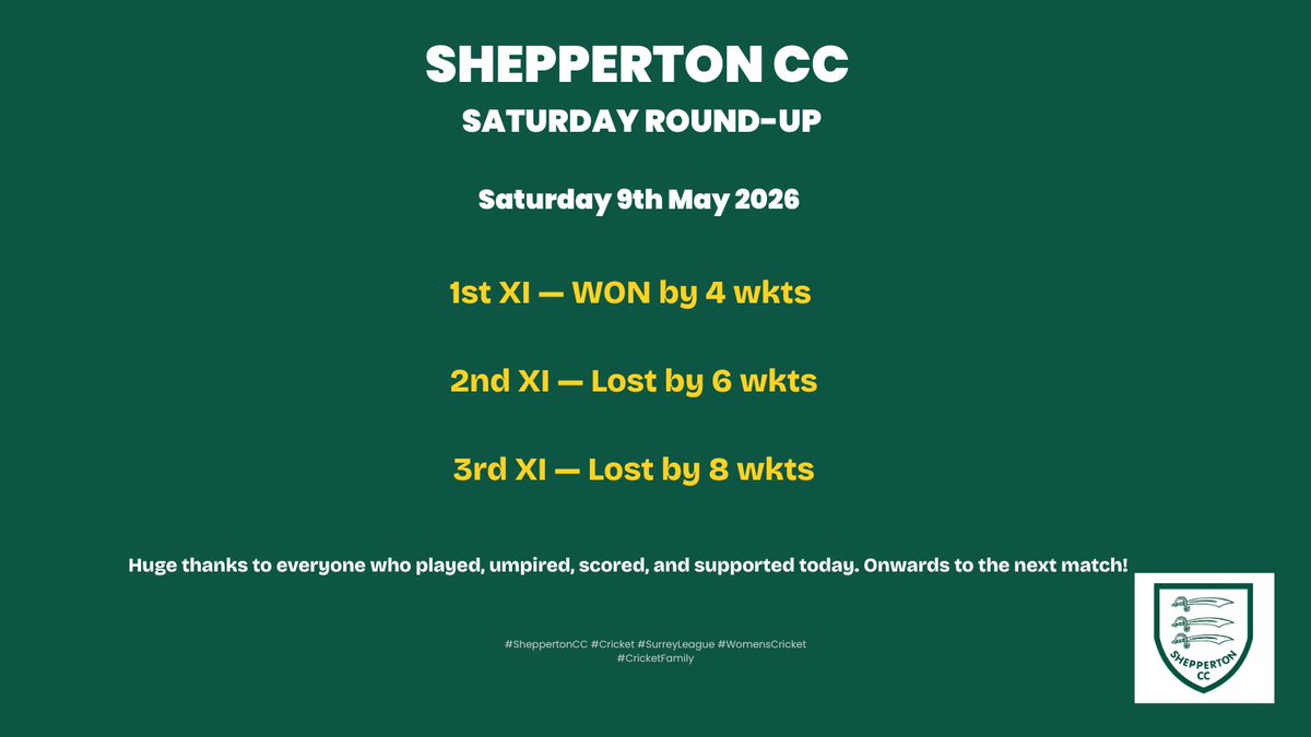 Shepperton CC tweet media
