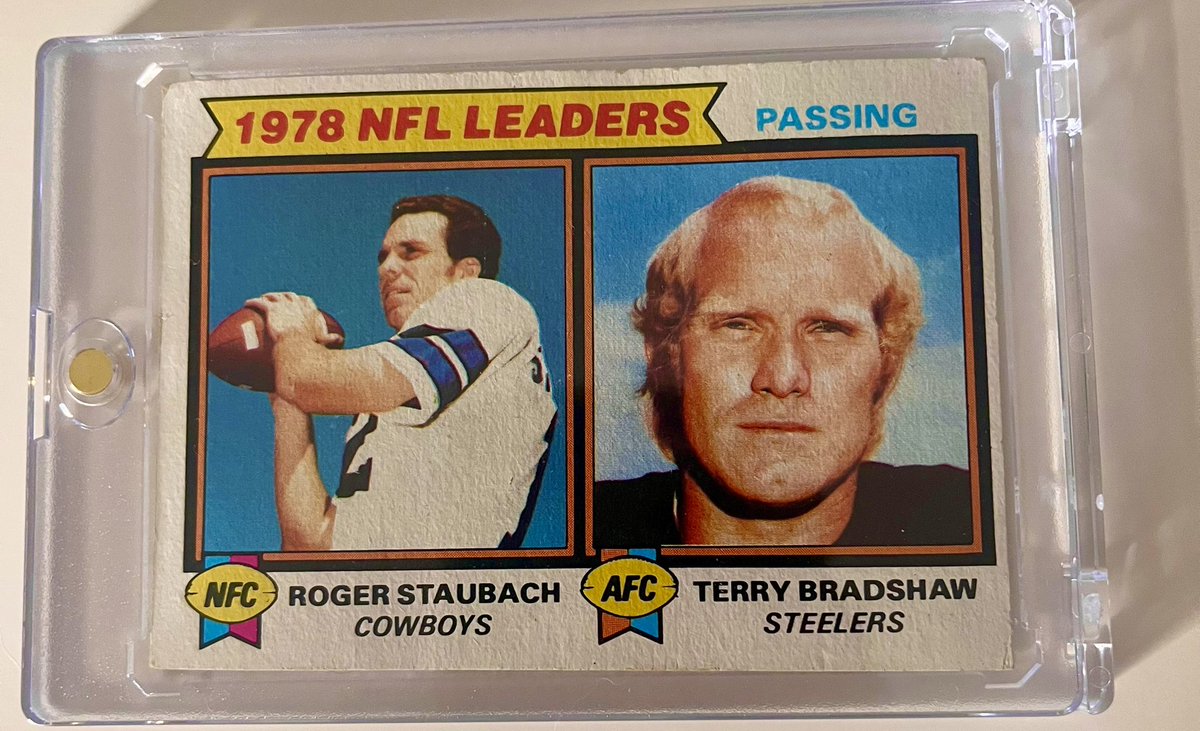 PC Card of the day #cowboys #steelers #topps #cardboard