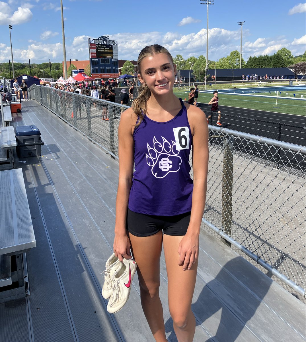 SevierCountyTF's tweet photo. STATE BOUND!!! SCHOOL RECORD!!!! Congratulations to Lilly Faulkner for breaking her own school record and qualifying for the TSSAA AAA State Track Meet in the 100 Hurdles. 14.93 ⚡️ ⚡️ ⚡️ https://t.co/tKfP0QIb77