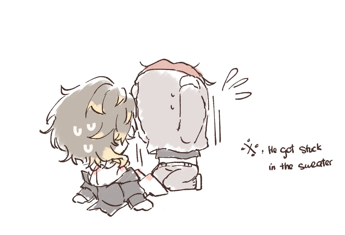 sol_aureus_'s tweet photo. There's that classic service where the top takes off his upper clothing -> toned body revealed + disheveled hair + a light frown -> bottom stunned. But when it's MnK, I think Menou will get stuck in his top -> look like a kicked pup instead. https://t.co/xhGQ5xVs1C