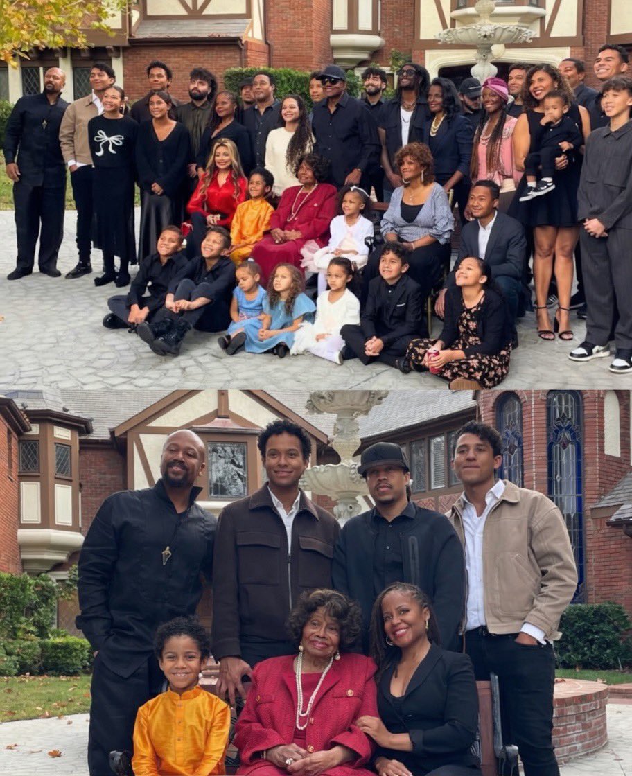 The entire Jackson family came together to celebrate Katherine Jackson on her 96th birthday.