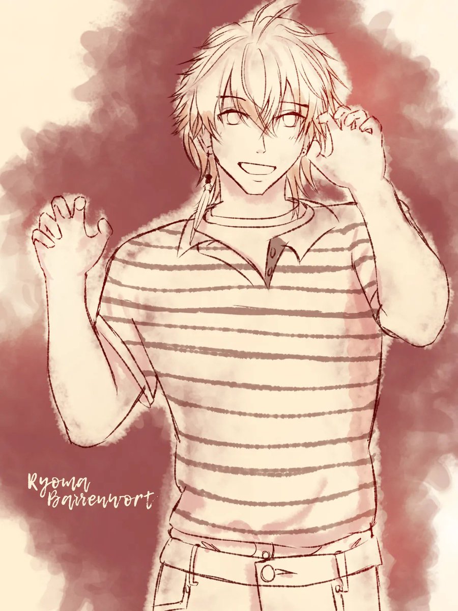 #RyomArt ..saw the outfit on pinterest and felt like i had to draw ryoma in ittt