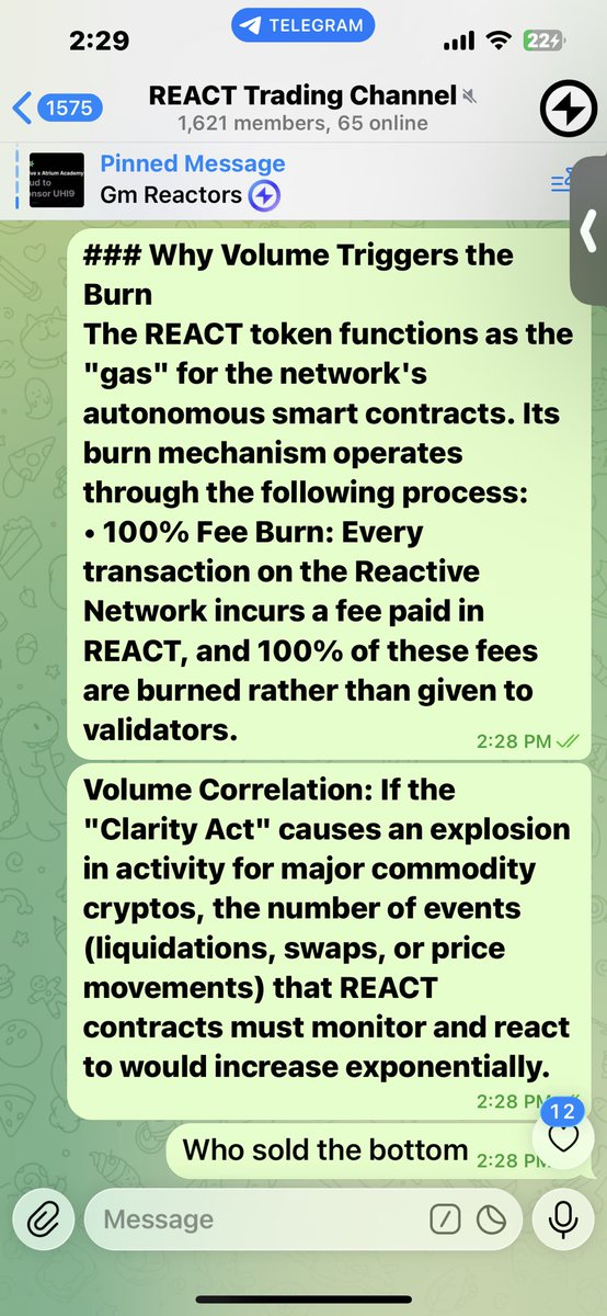 LEEQ_TTV's tweet photo. The beauty of $REACT is that it doesn't need to be labeled a commodity to win.

When the Clarity Act drops and 'commodity' volume explodes on chains like ETH, Base, and Sonic, the Reactive Network automatically scales with it. Every cross-chain event triggers a burn. 

#ETH #XRP https://t.co/y78IwhI9nX