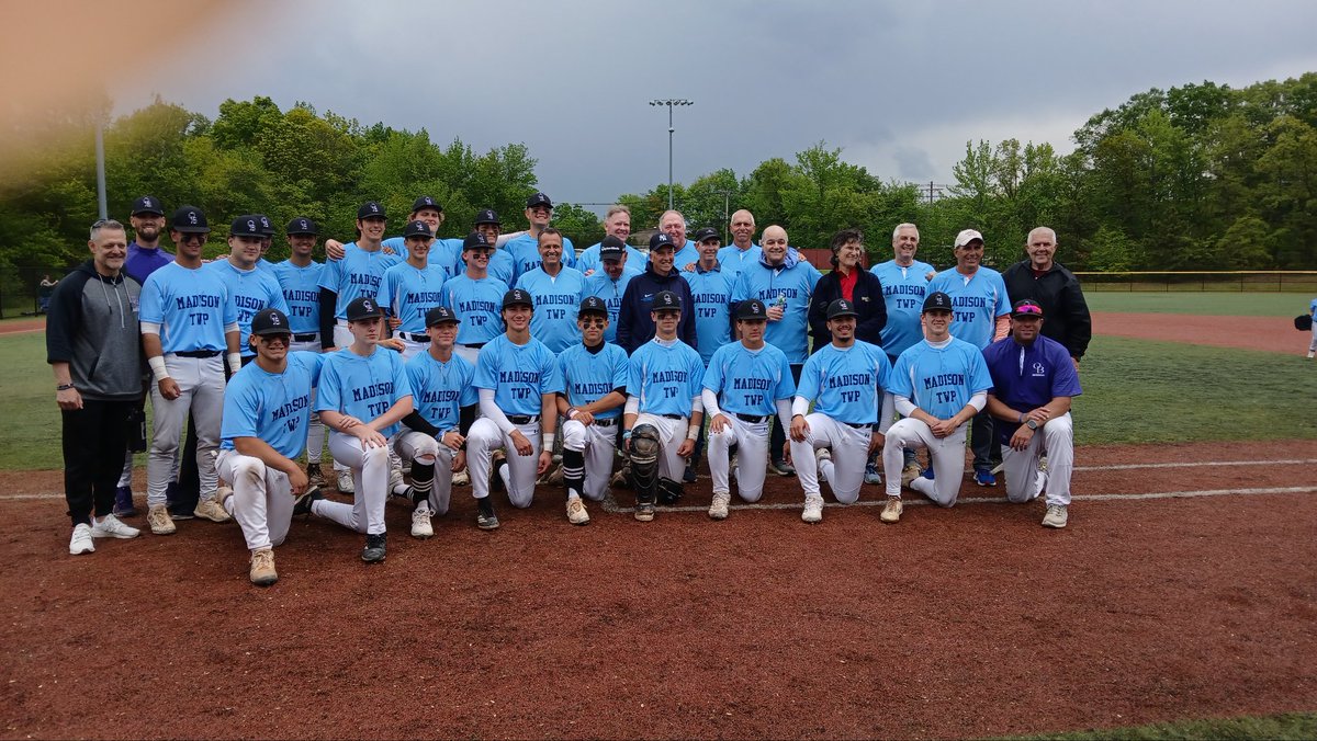 CrostaChris's tweet photo. An honor to play and be on same field as 1976 state champs Madison central 50 year reunion.
@NJCollegeBSBNat 
@CJSportsRadio 
@OBVBaseball https://t.co/Xwd59go4It