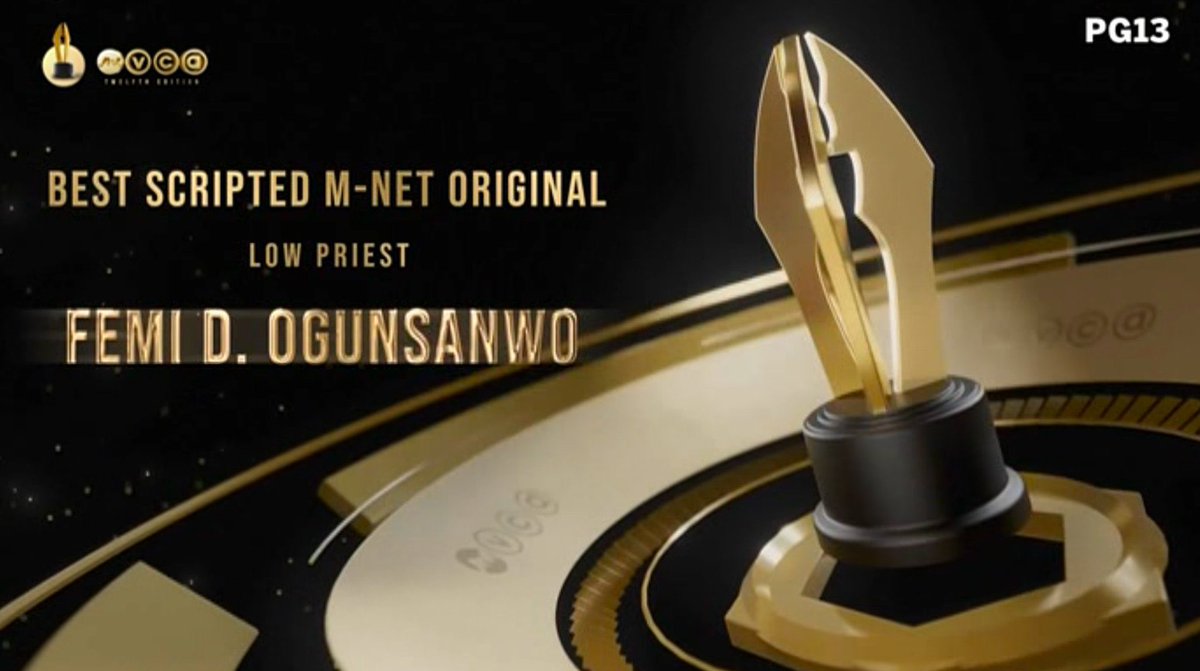 ScreamMag's tweet photo. #AMVCA12 winners Low Priest wins Best Scripted M-Net original while Nigerian Idol wins Best Unscripted M-Net Original https://t.co/ZkniDgrVB2