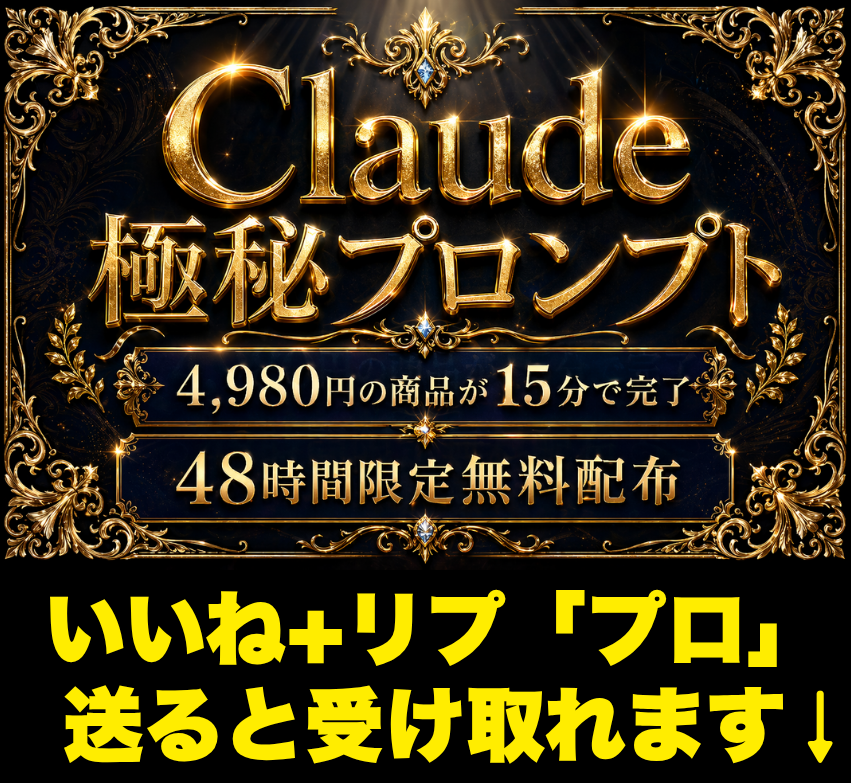 kuro_affi's tweet photo. これ言うと燃えるかもだけど...

①『無料版Claude』開いて
②『くろねこ極秘プロンプト』をコピー
③ ②をClaudeに送る

これだけで4,980円の商品が完成しちゃいました

あとはnoteやBrainで1度販売したら
1日15分くらいのわんぽち作業で
月5万くらいは余裕で狙えちゃいますw

このプロンプトほしい人は👇