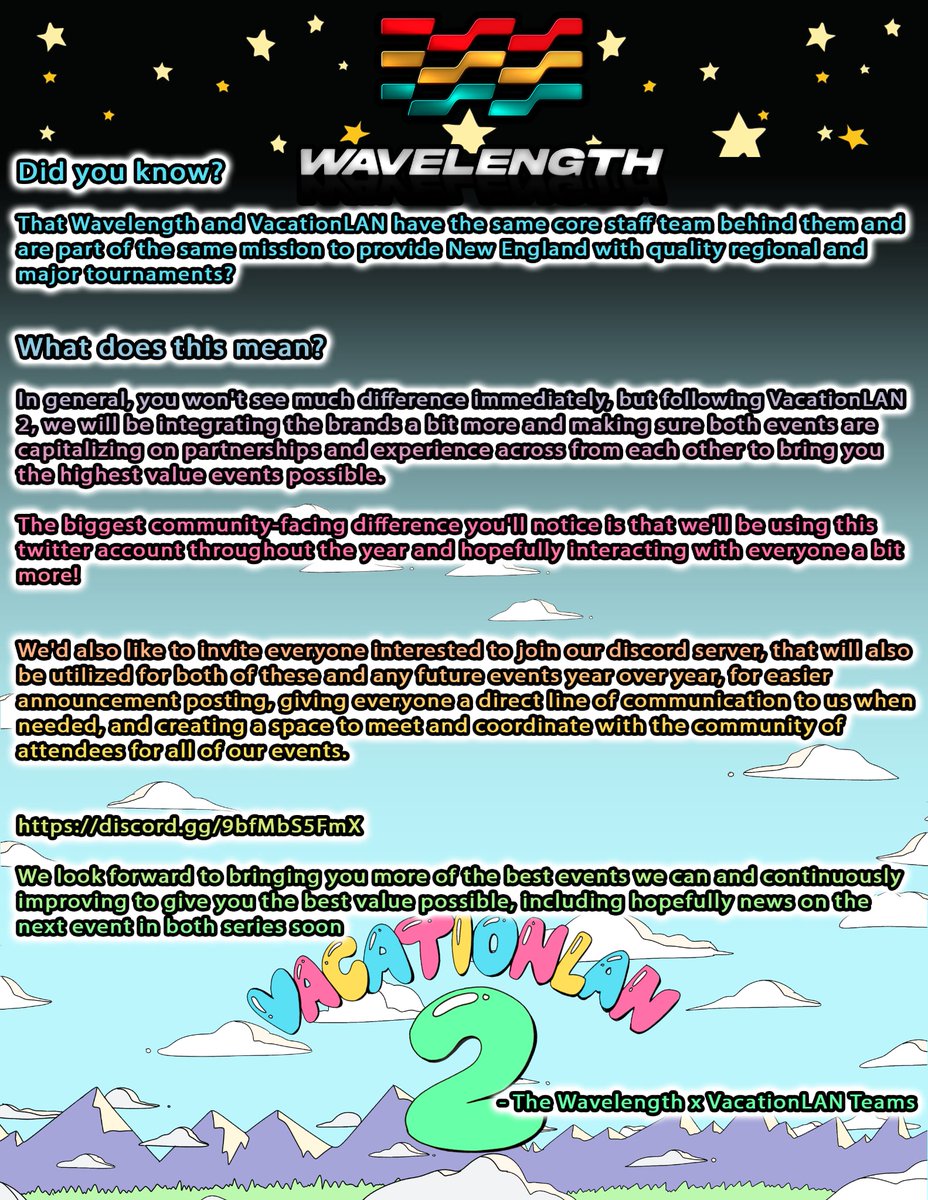 VacationLAN & Wavelength! tweet media