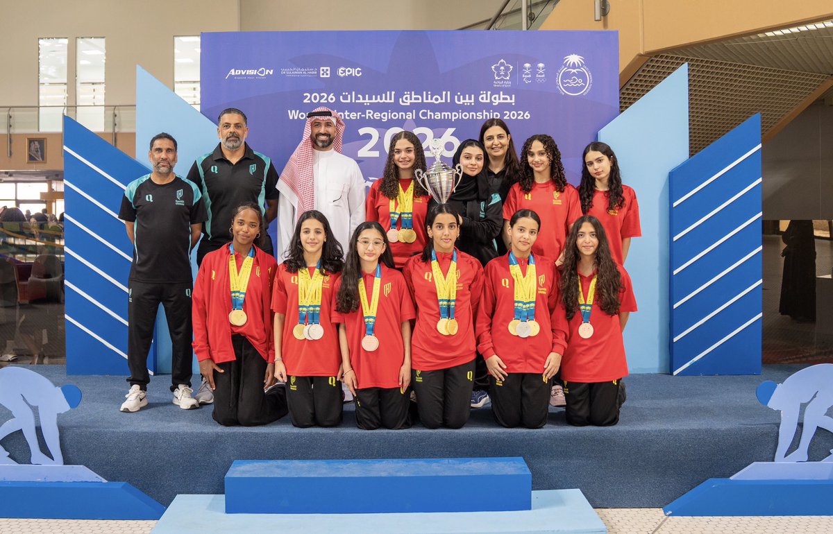 Saudi_Swimming's tweet photo. تتويــــــ🏊‍♀️ـــــــــج  

📸 | لقطات من تتويج الفائزات في ختام منافسات اليوم الثالث والأخير من بطولة بين المناطق للسباحة للسيدات لأندية الرياض والشرقية  🤩🥇🥈🥉

الــرياض 📍 https://t.co/SyL9CPoze6