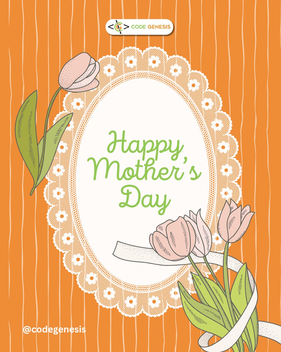 thecodegenesis_'s tweet photo. Behind every strong person is a mother’s love, support, and endless prayers.

Code Genesis honors the incredible moms who inspire us with their strength, kindness, and care.

Happy Mother’s Day to all the amazing moms! 

 #MothersDay #StrengthAndLove #CodeGenesis https://t.co/fqa0DE00bp