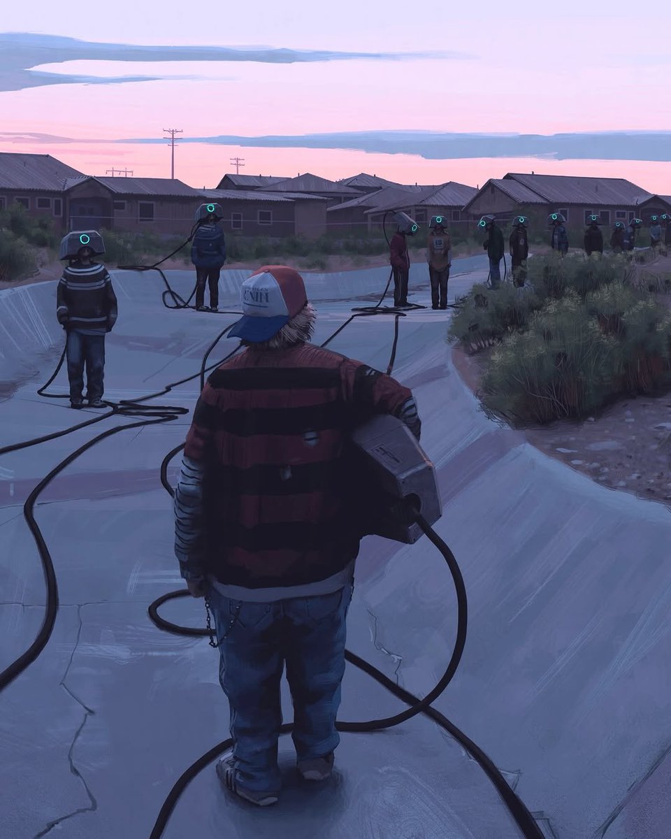 Artbestof's tweet photo. Art by Simon Stålenhag https://t.co/ZR5ApPxfd8
