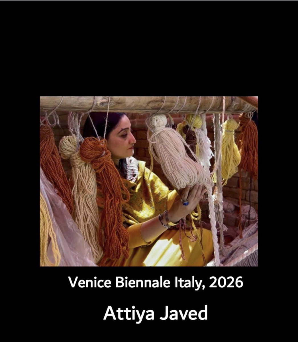 zahirrahimtoola's tweet photo. Pakistan at Venice Biennale, #FaizaButt; #AttiyaJaved @pakistanvenice @AmbAyeshaAli @danilogiurdanel https://t.co/4bPytyuBXV
