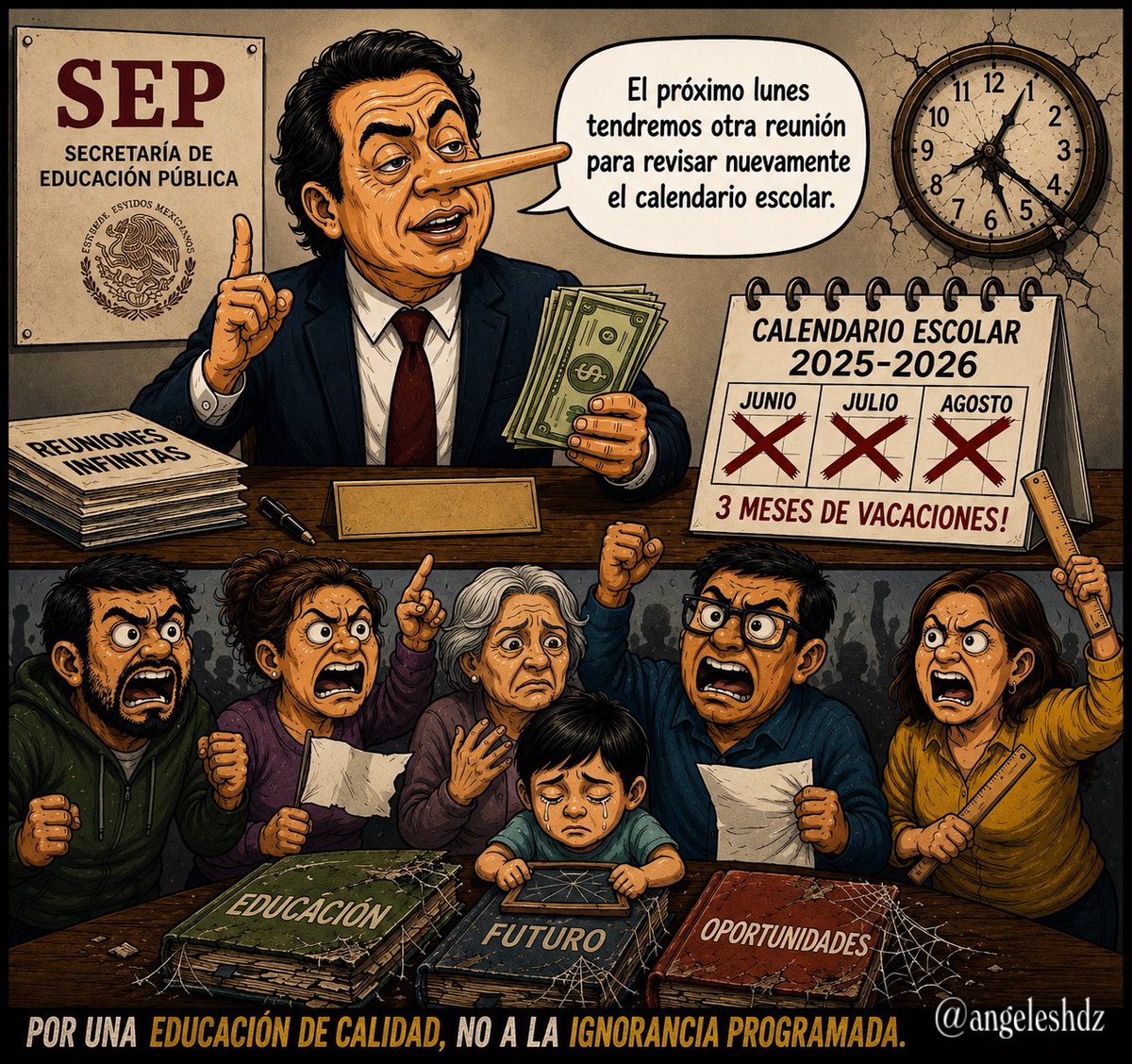 angeleshdz's tweet photo. La educación no puede seguir siendo rehén de decisiones improvisadas.

#EducaciónDeCalidad #SEP #Durango https://t.co/YfZEHpr6DE