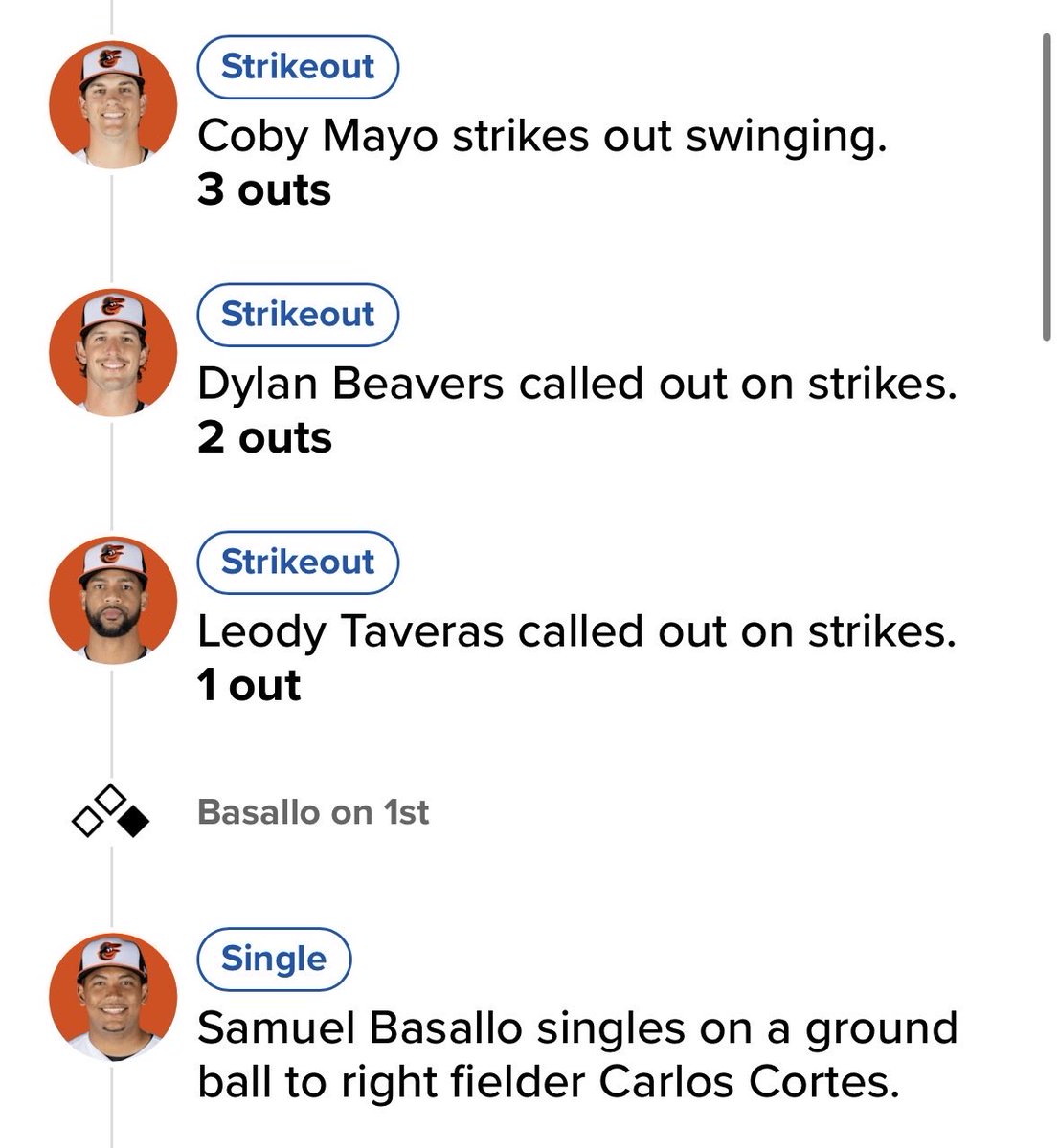 OriolesMagic23's tweet photo. Orioles season in a nut shell. #birdland https://t.co/7ZPayQQOSg