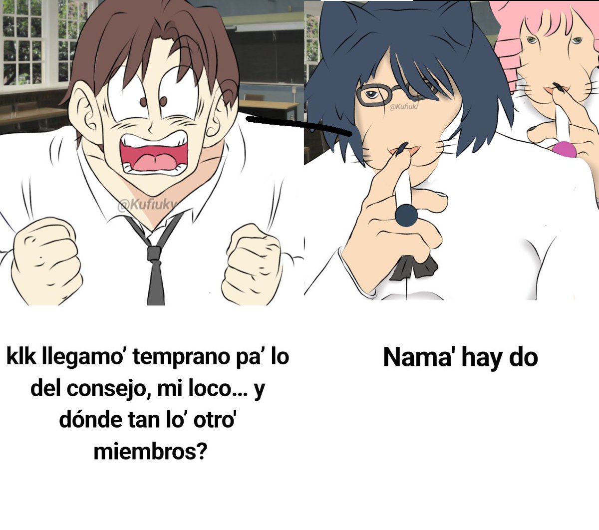 Kufiuky's tweet photo. Waos

Imaginen que lo que tienen misha y shizune son caramelos 🍭

Original en comentarios 

#ShizuneHakamichi #MikadoShiina #Misha #KatawaShoujo #KatawaCuri #Curimeme #curis https://t.co/H8IMXbPQpl