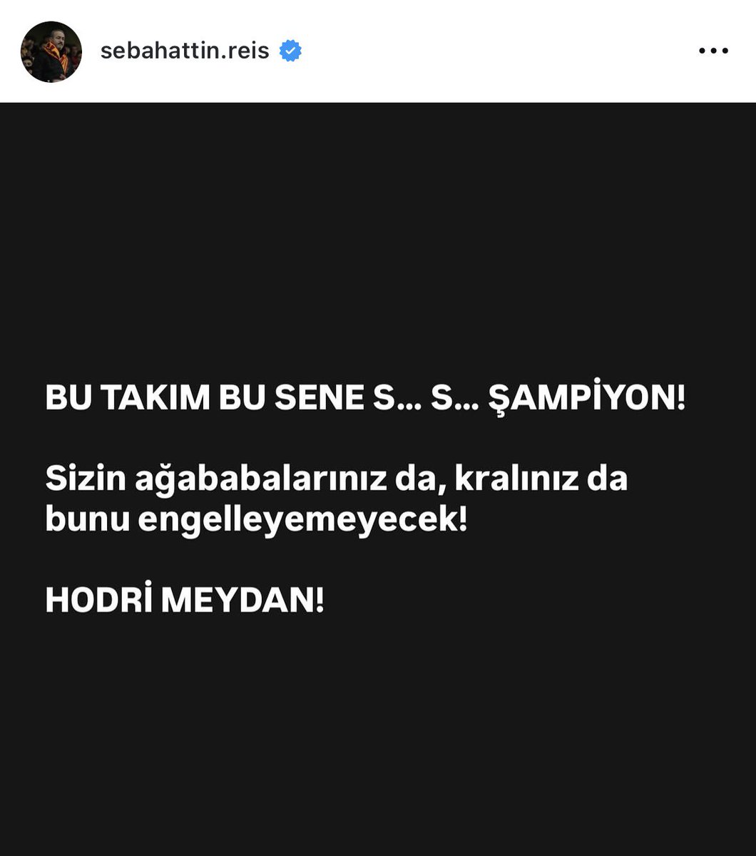 magerigeldi's tweet photo. bir tribün grubu lideri 21 şubatta bir gönderiyle nasıl taraftar arası birliktelik sağlayıp takımının şampiyonluğunda pay sahibi oldu, işte böyle. @SebahattinReis seninleyiz https://t.co/dh2KgeOyAY