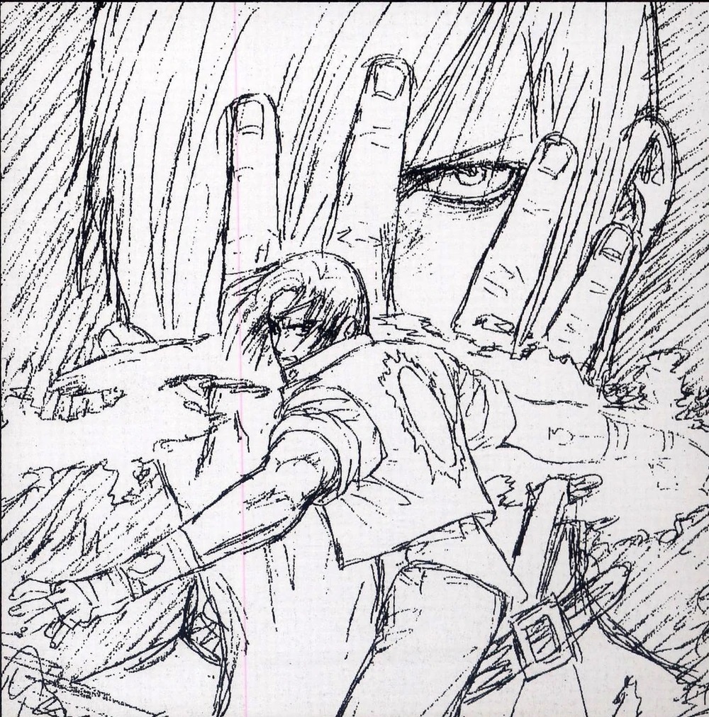 Kyo and Iori by Shinkiro.