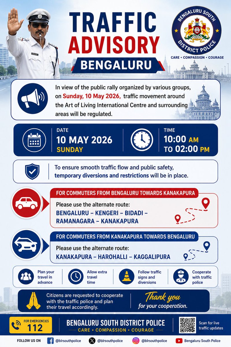Ramanagara Traffic Police Station tweet media