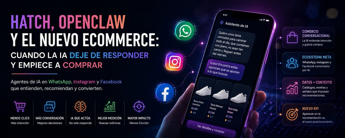 Hatch, OpenClaw y el ecommerce que viene: la batalla por aparecer en la recomendación de una IA