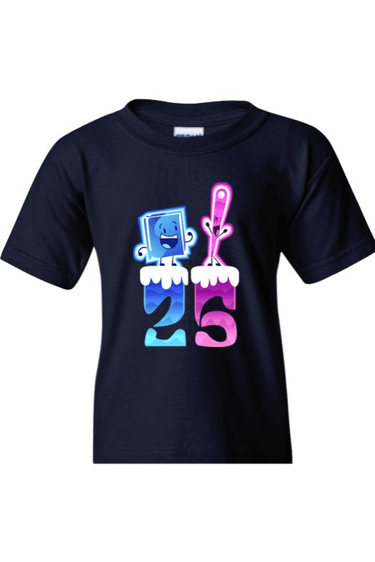 OSCMerchNews's tweet photo. The BFDIA 25 Finale Shirt has been revealed! With both a front and back https://t.co/PC1litSs8z