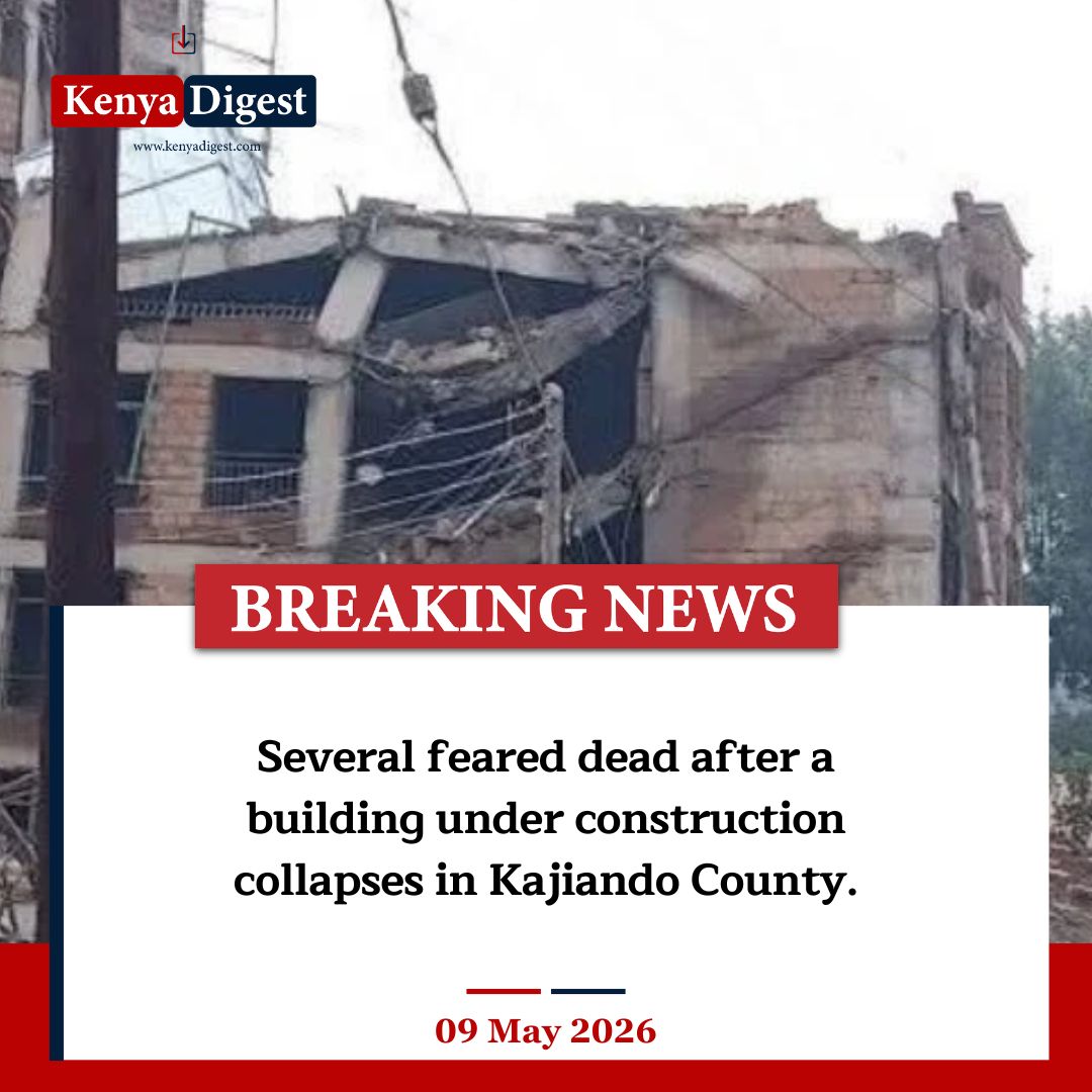 Kenya_Digest's tweet photo. Scores feared dead after a building under construction collapses in Kajiando County. https://t.co/VdDekxAKlM