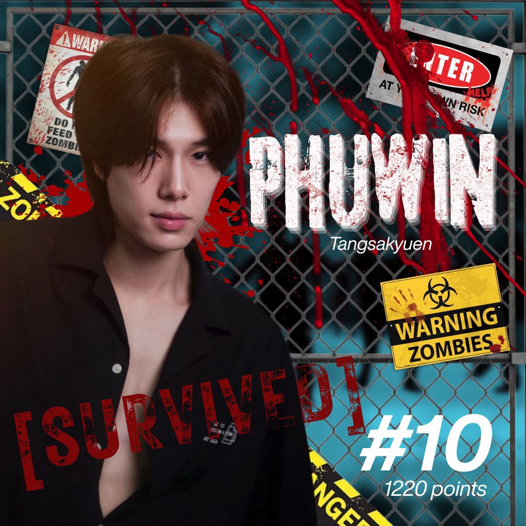 Riverfiled's tweet photo. The zombies didn’t get me. After surviving 7 days inside the campus, I, Phu2, finally escaped alive with 1220 points and achieved the rank of #10 https://t.co/Bdx2U62EzM