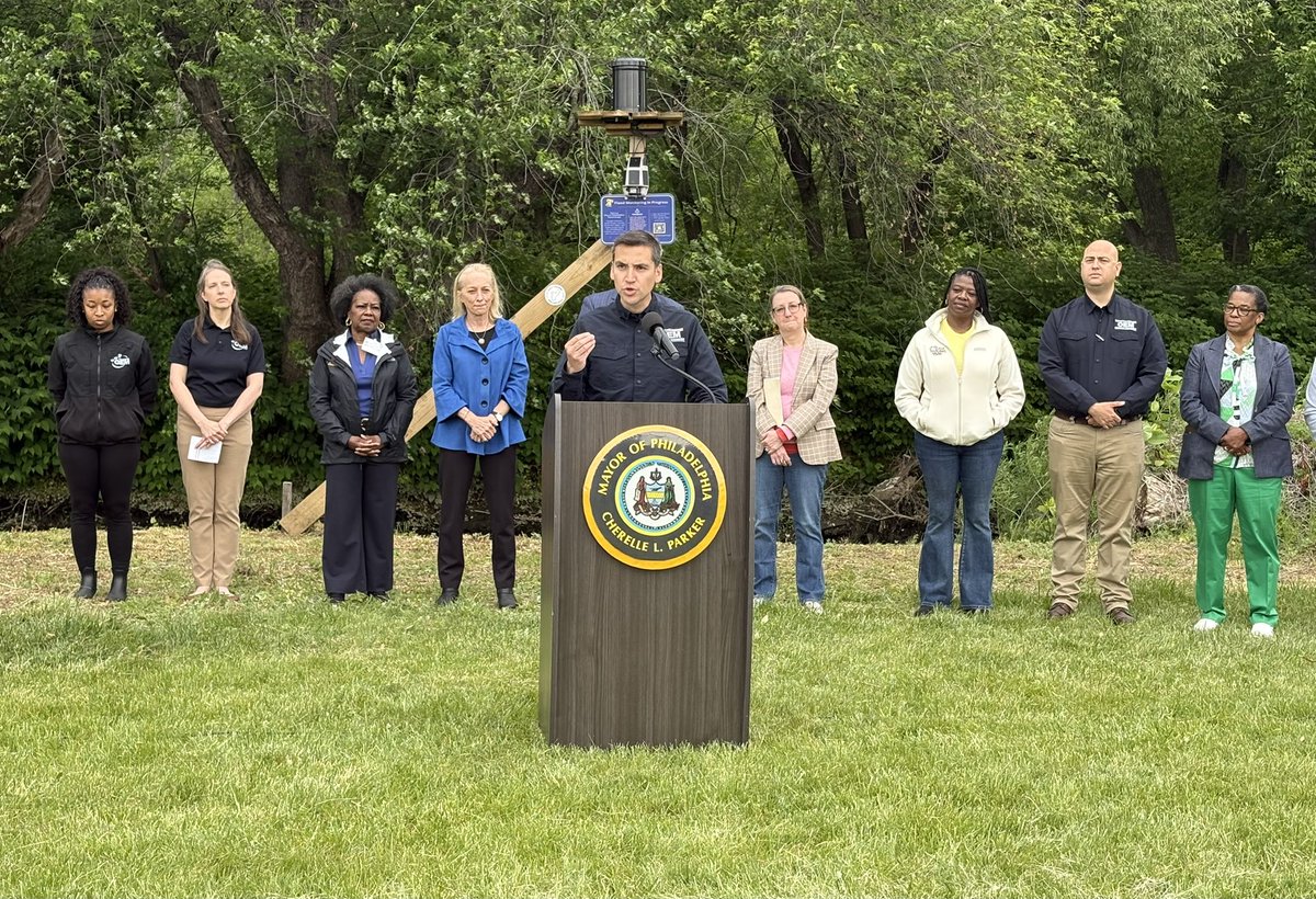 PhilaOEM's tweet photo. from newly installed gauges and cameras, helping them stay informed and better prepared for developing storms. This tool puts critical information at your fingertips so you can make timely, informed decisions to protect what matters most. https://t.co/RHhX8JAr2e https://t.co/0FasjoB6Mj