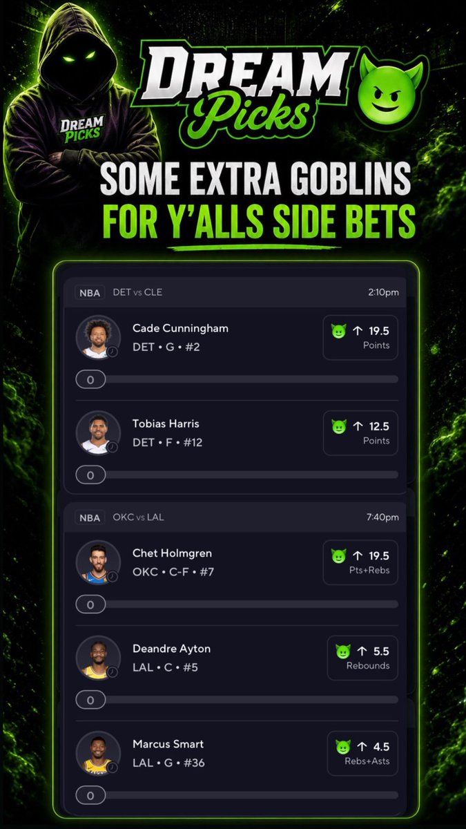 Dream Picks tweet media